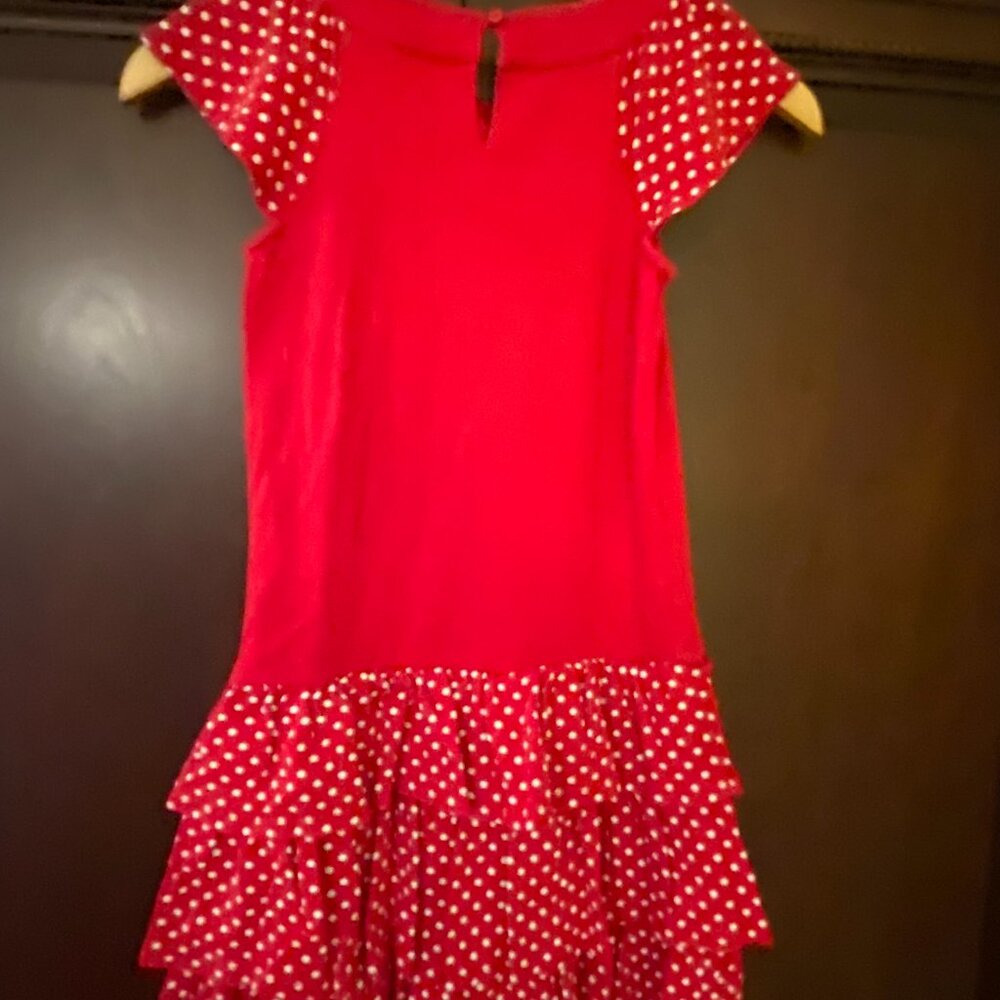 Gymboree Red Dress with Ladybug Design - Size 9 - Picture 3 of 6